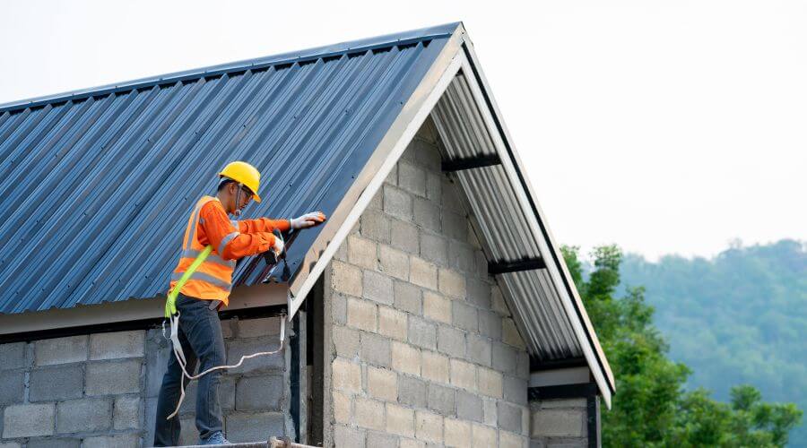 Professional metal roof installation in Big Cabin, OK